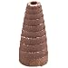 Merit Spiral Abrasive Roll, Full Taper, Aluminum Oxide, 3/16" Arbor, 3/4" Diameter x 1-1/2" Length, Grit 120 (Pack of 100)