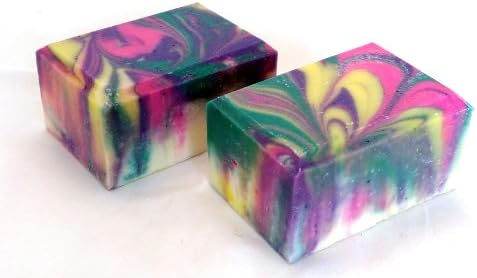 Pure Goat Soapworks Kaleidoscope Goat Milk Soap 2-pack White Tea and Ginger Fragrance