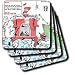 Rich Diesslins Funny Christmas Cartoons - The Cat in the Hat Helps Santa - Coasters