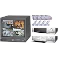 Mace Security Products MSP-14DRW 14" Monitor /4-Channel Digital Video Recorder Combination w/CD Writer & 4 Security Cameras (Color)