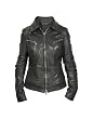 Forzieri Black Leather Motorcycle Jacket