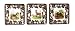 Spode Woodland American Wildlife 4-Inch Square Coasters, Set of 6, Quail, Deer, Rabbit