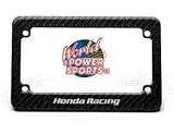 NEW 2007 GENUINE HONDA CBR600RR Carbon Fiber License Plate Frame / honda pt # 08P26-MFJ-100