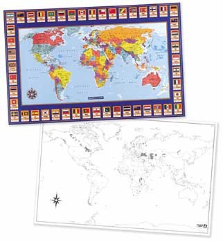 Childrens Toyshop  Toys : ReMARKable World Map