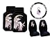 Jessica Galbreth Fairy 6pc Combo Set Front Floor Mats, Seat Covers, Steering Wheel Cover & Keychain