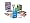Tomy Cella Sticker Machine - Blue