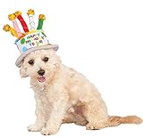 Rubies Costume Company 580410_S-M Birthday Cake Hat for Pet, Small/Medium