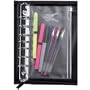 Vinyl Zipper Pouch Organizer Refill, Desk Size: 8-1/2x11, Clear CEB40251