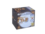 SONY 10CDQ80DPW CD-R(700MB) 10枚 プリンタブル