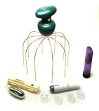 Ting Ting Motorized Head Tingler Therapeutic Body Massage Scalp Massager Kit