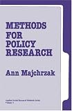 Methods for Policy Research (Applied Social Research Methods)