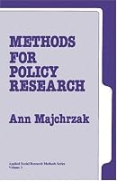 Methods for Policy Research (Applied Social Research Methods)