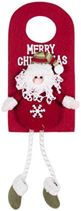 Gifts &amp; Decor Xmas Door Decor Cute Flannel Doll Christmas Door Hanging Decor Home Ornaments (Santa A1)
