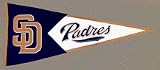 San Diego Padres MLB Classic Collection Pennant from Winning Streak Sports