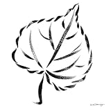 Eurographics PDE1012 Paul Desny, Lime-Tree Leaf 30 x 30 cm, Hochwertiger Kunstdruck