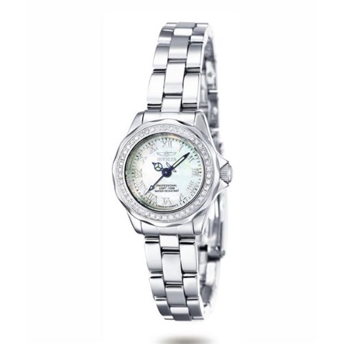 Invicta Wildflower 4187 Swiss Quartz Diamond White MOP Dial Women's Watch
