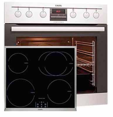 AEG-Electrolux Herdset Competence 50.3 - Kochfeld: Induktion / Edelstahl