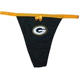 Green Bay Packers Fall Flirt Ladies Thong Underwear, Large