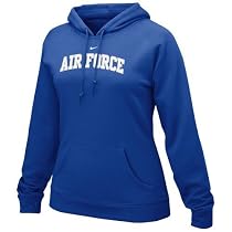 Nike Air Force Falcons Ladies Royal Blue Arch Lettering Fleece Hoody Sweatshirt