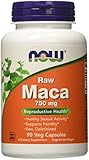 NOW Foods Raw Maca 750mg 6:1, 90 Vcaps
