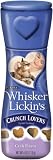 Whisker Lickins Crunch Lovers Cat Treats Crab Flavor, 4-Ounce Canister (Pack of 10)