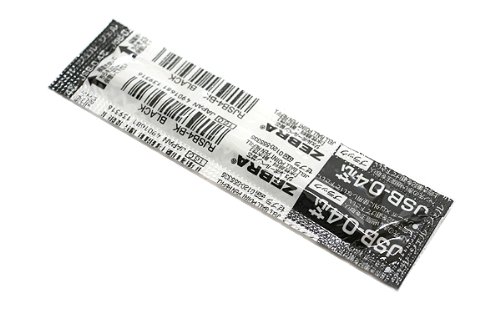 Zebra Sharbo X Refill 0.4 Ballpoint Pen, Black Ink (RJSB4-BK)