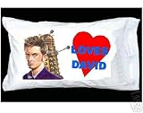 DAVID TENNANT AND THE DALEKS pillowcase PERSONALISED DOCTOR WHO