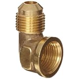 Buy Anderson Metals Brass Tube Fitting, 90 Degree Elbow, Flare x NPT Female