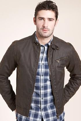 North Coast Cotton Rich Pigment Biker Jacket