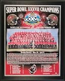 Tampa Bay Buccaneers Super Bowl XXXVII Champions Healy Plaque