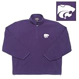 Kansas State Wildcats NCAA Glacier Fleece Pullover Sweatshirt (Dark Purple)