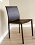 Contemporary Burridge Brown Leather Dining Chair
