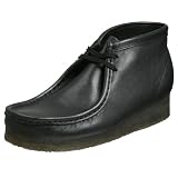  : Clarks Originals Men's Wallabee Boot, Black Leather, 6 M