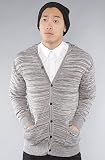 ORISUE The Maury Cardigan in Grey Heather,Sweaters for Men