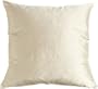Brentwood Dupioni Silk 18-Inch Knife Edge Pillow, Eggshell