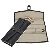 Reed & Barton Jewelry Chests BLACK/CREAM JEWELRY ROLL L0807BK CHLOE JLRY ROLL...