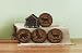 Kitchen & Housewares : Log CABIN LODGE BEAR drink COASTER SET Deer Hunting NEW