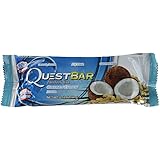 QuestBar Protein Bar Coconut Cashew 12/2.1oz Bars NET WT 25.4oz