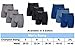 Champion Men's 3-Pack Smart Temp Boxer Brief, Dyed Blues, Medium