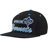 adidas New Orleans Hornets Black Grind Snapback Adjustable Hat