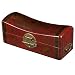 Handmade Red Leather Painted Butterfly & Flower Saddle-Lid Storage / Gift Box