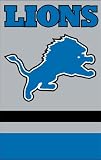 AFDE Lions 44x28 Applique Banner Banner Flags NFL