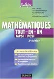Tout-en-Un Mathématiques MPSI-PCSI