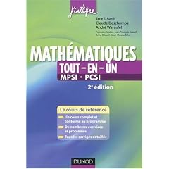 Tout-en-Un Math�matiques MPSI-PCSI