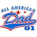 Men's Hoody : All American Dad 01 - #1 - Father - Fathers Day