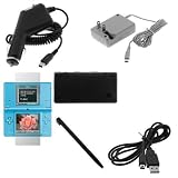 GTMax Rapid Car Charger + Flip Home Travel Charger + USB Data Cable + Black Silicone Skin Soft Cover Case + 2pc LCD Screen Protector + Black Stylus Pen for Nintendo DSi GTMax Rapid Car Charger + Flip Home Travel Charger + USB Data Cable + Black Silicone Skin Soft Cover Case + 2pc LCD Screen Protector + Black Stylus Pen for Nintendo DSi