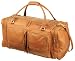 Bugatti Brown Vaquetta Leather Duffle Bag,carry-on Bag