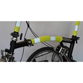 HiVisBike Y300x140 HiVis High Visibility Bicycle Frame Cover in Yellow