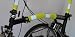 New Invention, HiVisBike bicycle frame cover to change a bicycle's appearance (patent pending), making it easier for cyclists to get noticed and be safer. Colour: fluorescent yellow Size: 300mm Length. Available in various other sizes with some level of adjustment therefore can fit most bicycles. Please make sure you choose the right size. This model will fit a cycle frame or stem circumference of 120mm to 160mm*. For example will fit a Brompton main frame and any other cycle within the size range specified. See other HivisBike models for other sizes and various other colours.  Made of slim light weight material, bright colour, and reflective bands for improved visibility in low light. The reflective bands will reflect vehicle lights to stand out in the dark.  Vehicle lights are dipped, from seat post and lower, so high visibility cover on a bicycle will reflect lights well. *Important - see HiVisBike.com for more details on sizes measuring and fitting. HiVisbike cover is easily and quickly attached and removed as it uses Velcro. Keeps looking like new as it can be replaced and washed. ** Sold individually, one cover, for the price shown. You will need to purchase two covers and they may be differrent sizes, if you want to cover two seperate tubes on your bike **.