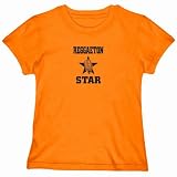 T-Shirt Woman Orange  Reggaeton Star  Music